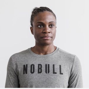 NOBULL Gray Long Sleeve Large